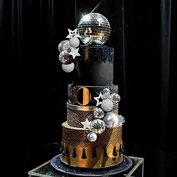 Silver Decorated Cake