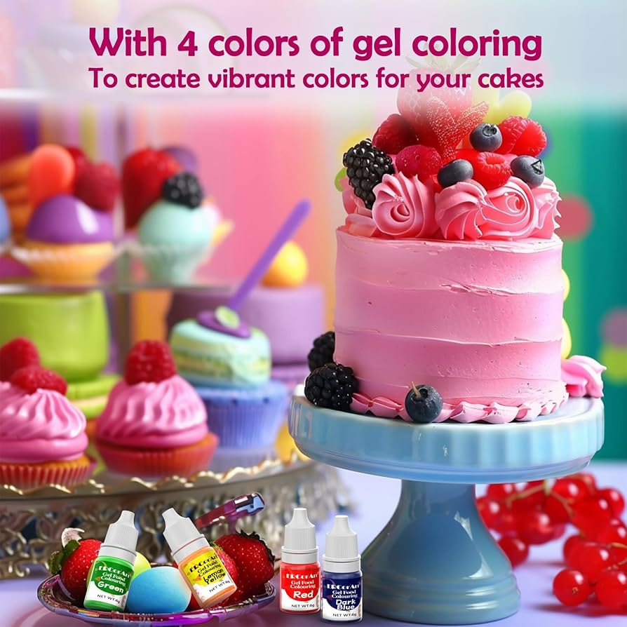 Candy Colors Decorated Cake