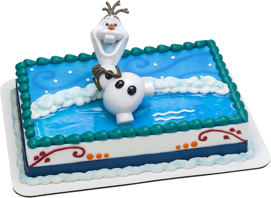 Olaf Decorated Cake