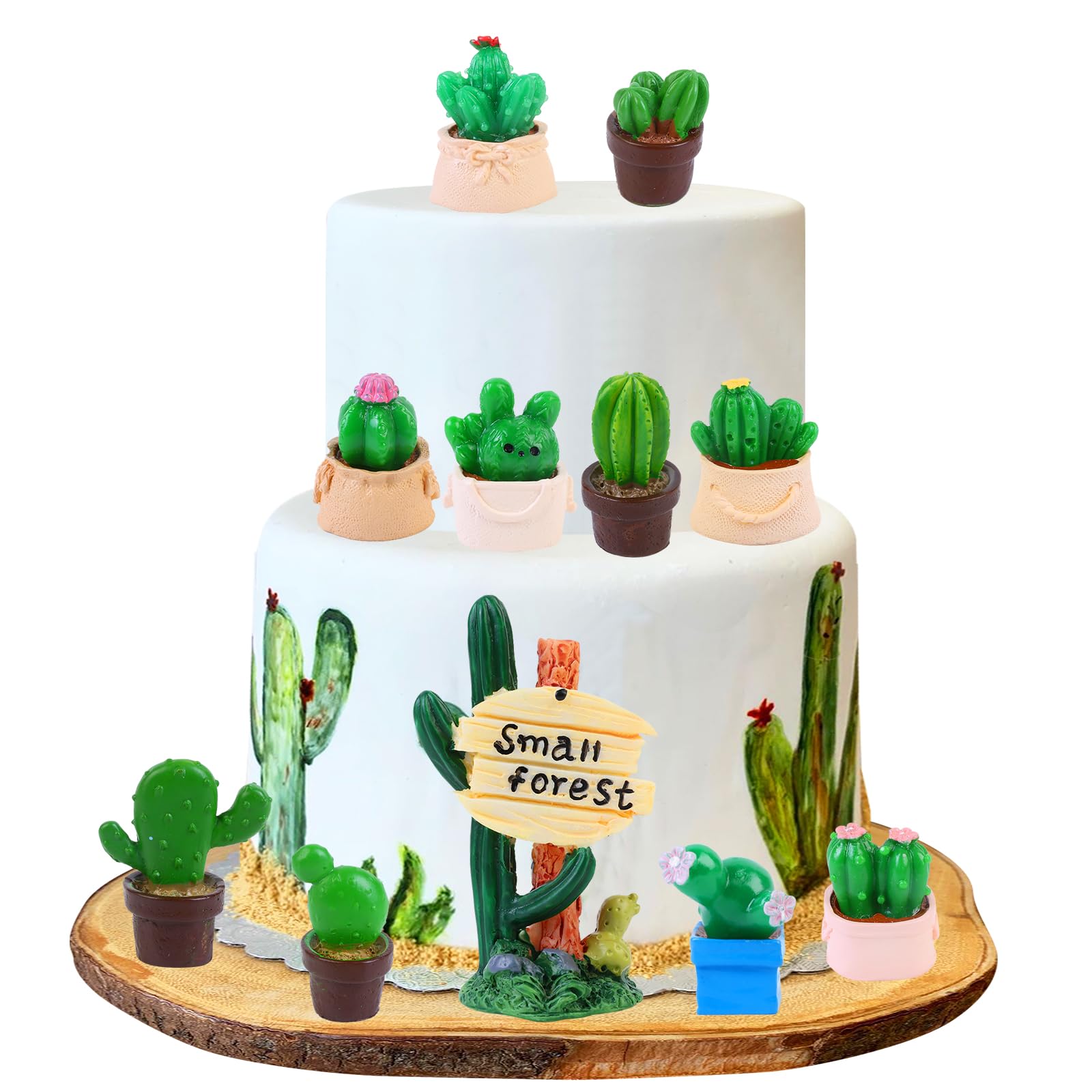 Cactus Decorated Cake