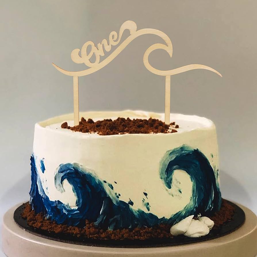 Decorated Surf Cake