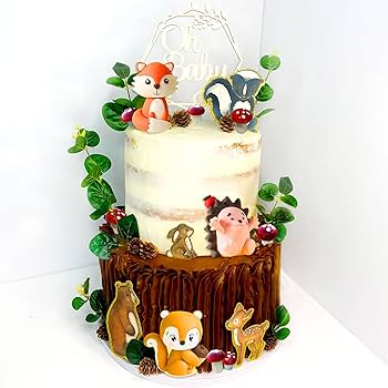 Forest Decorated Cake