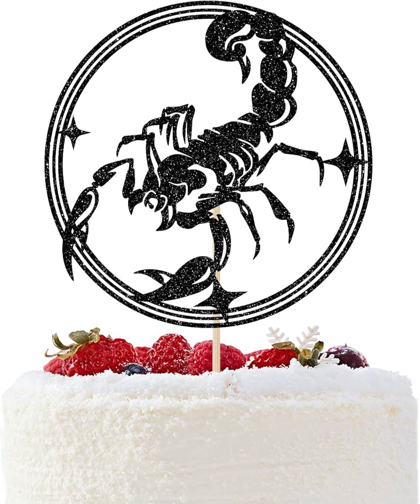 Scorpion Decorated Cake