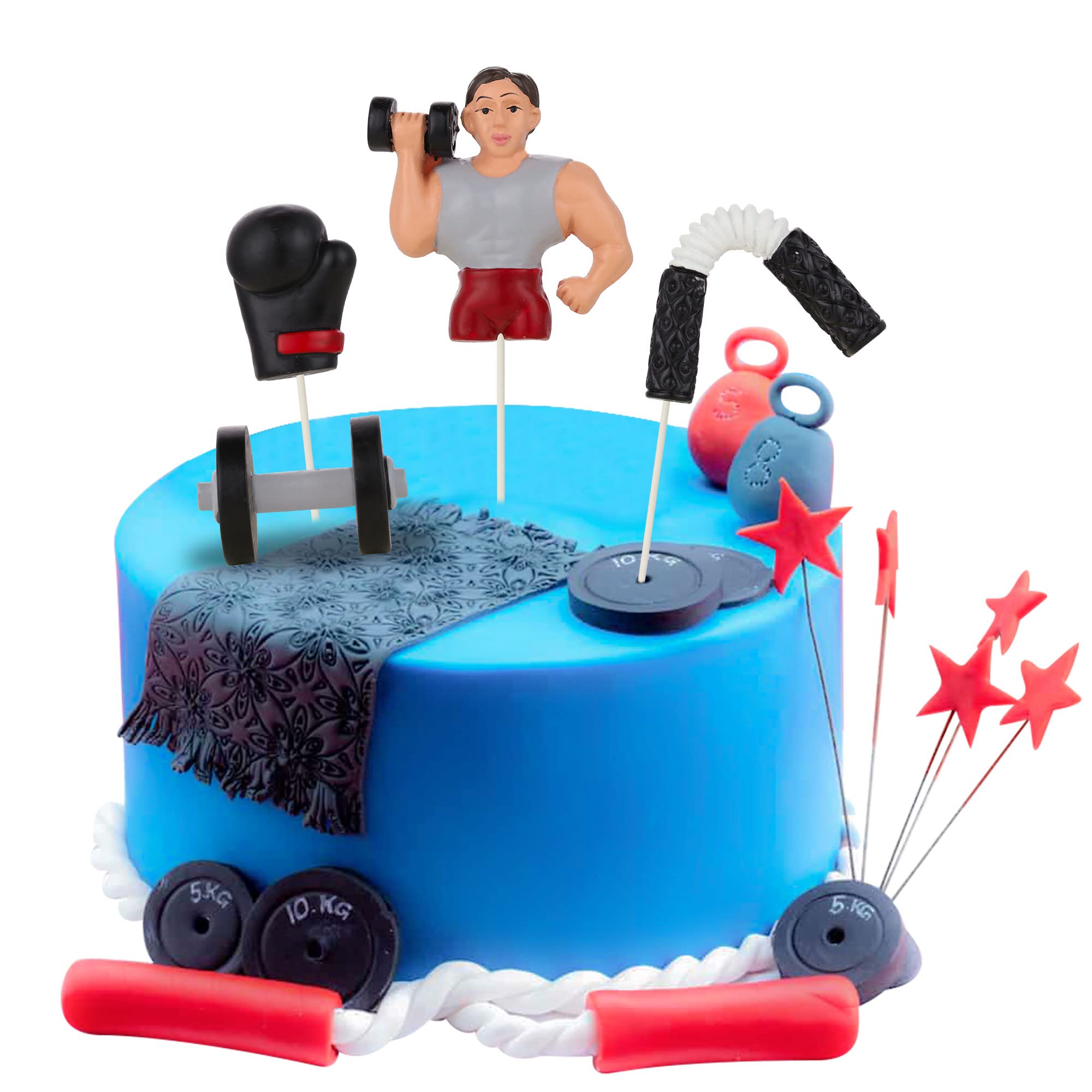 Fitness Decorated Cake