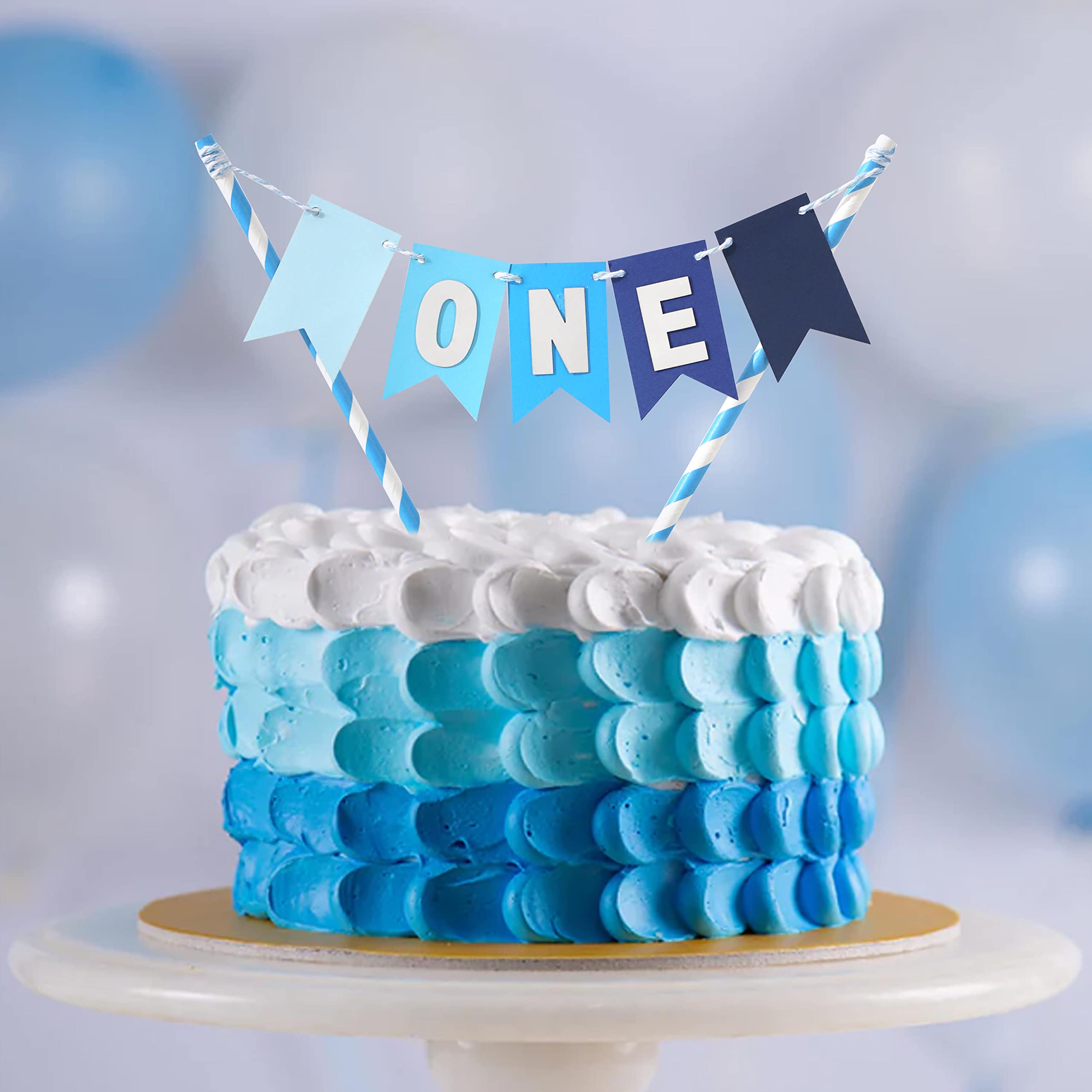 Blue Decorated Cake