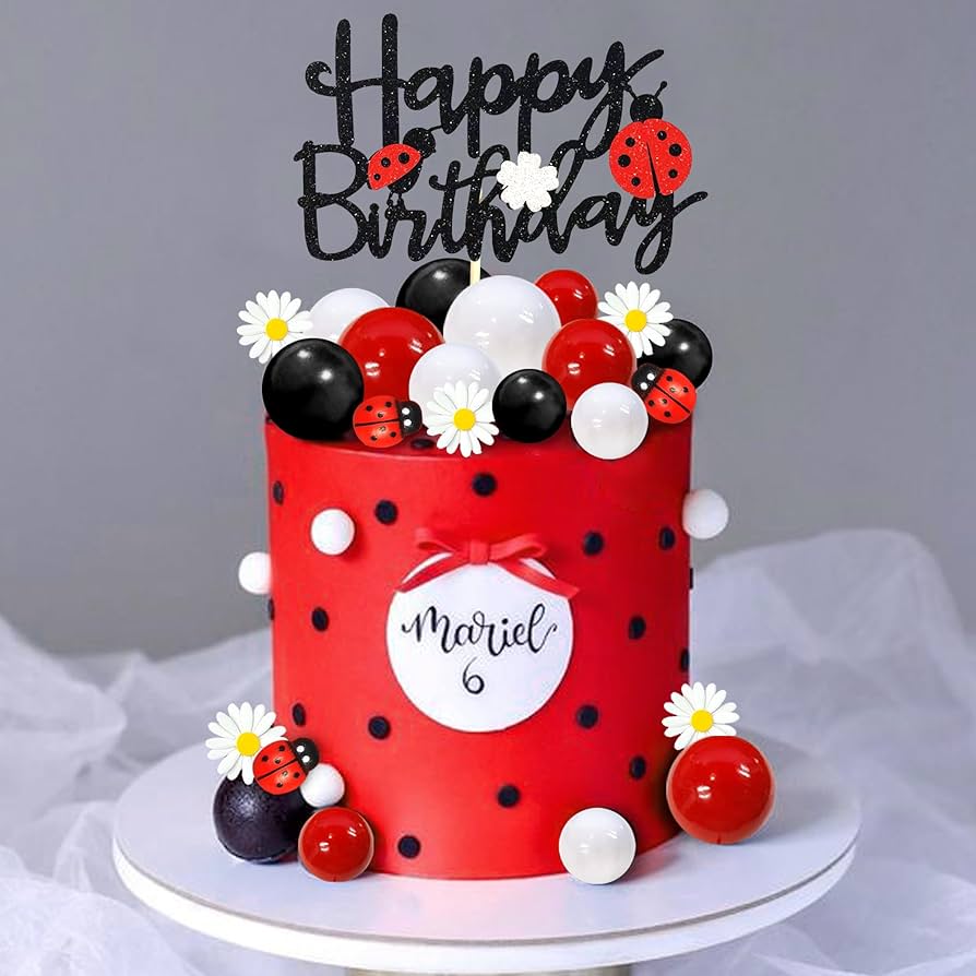 Ladybug Decorated Cake