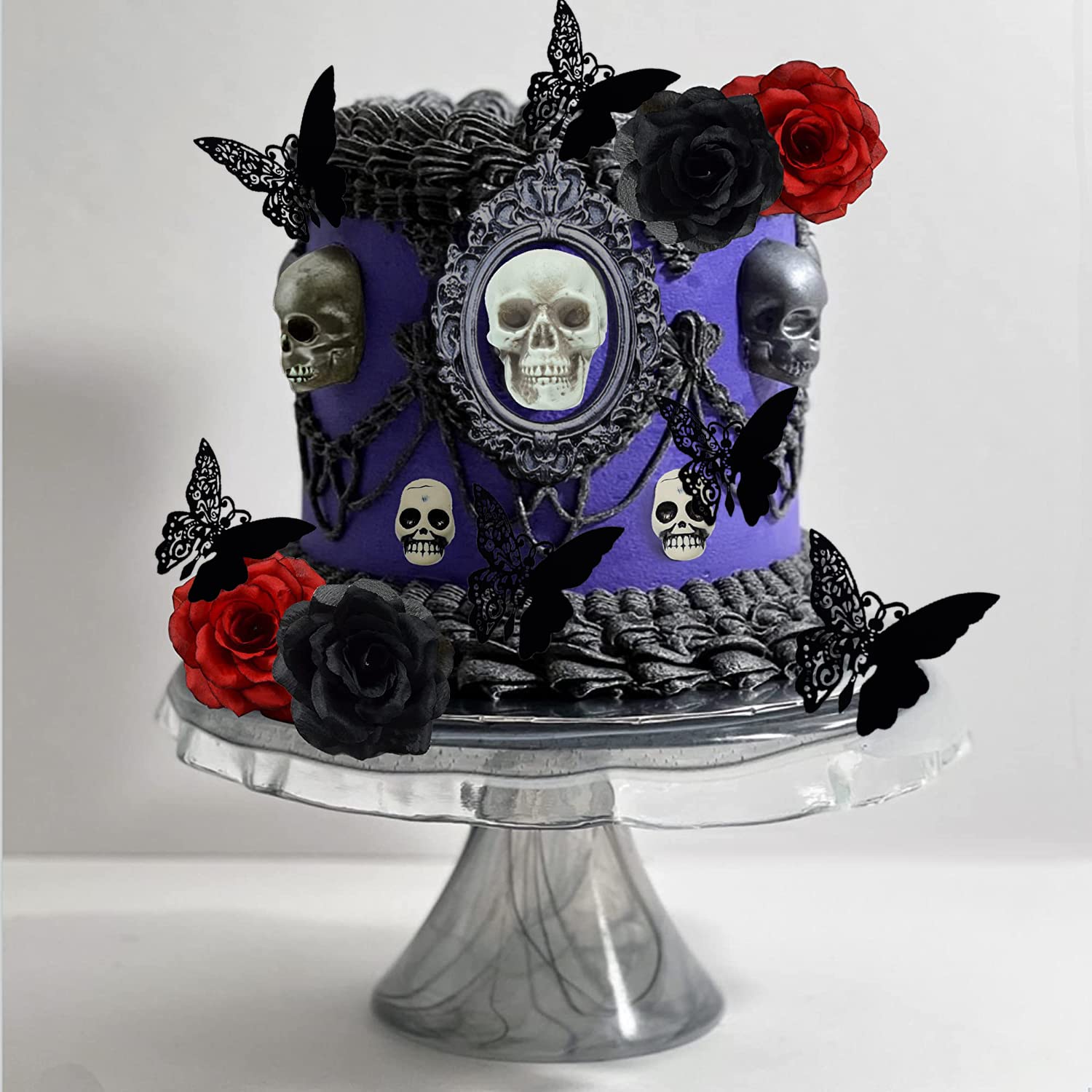 Skull Decorated Cake