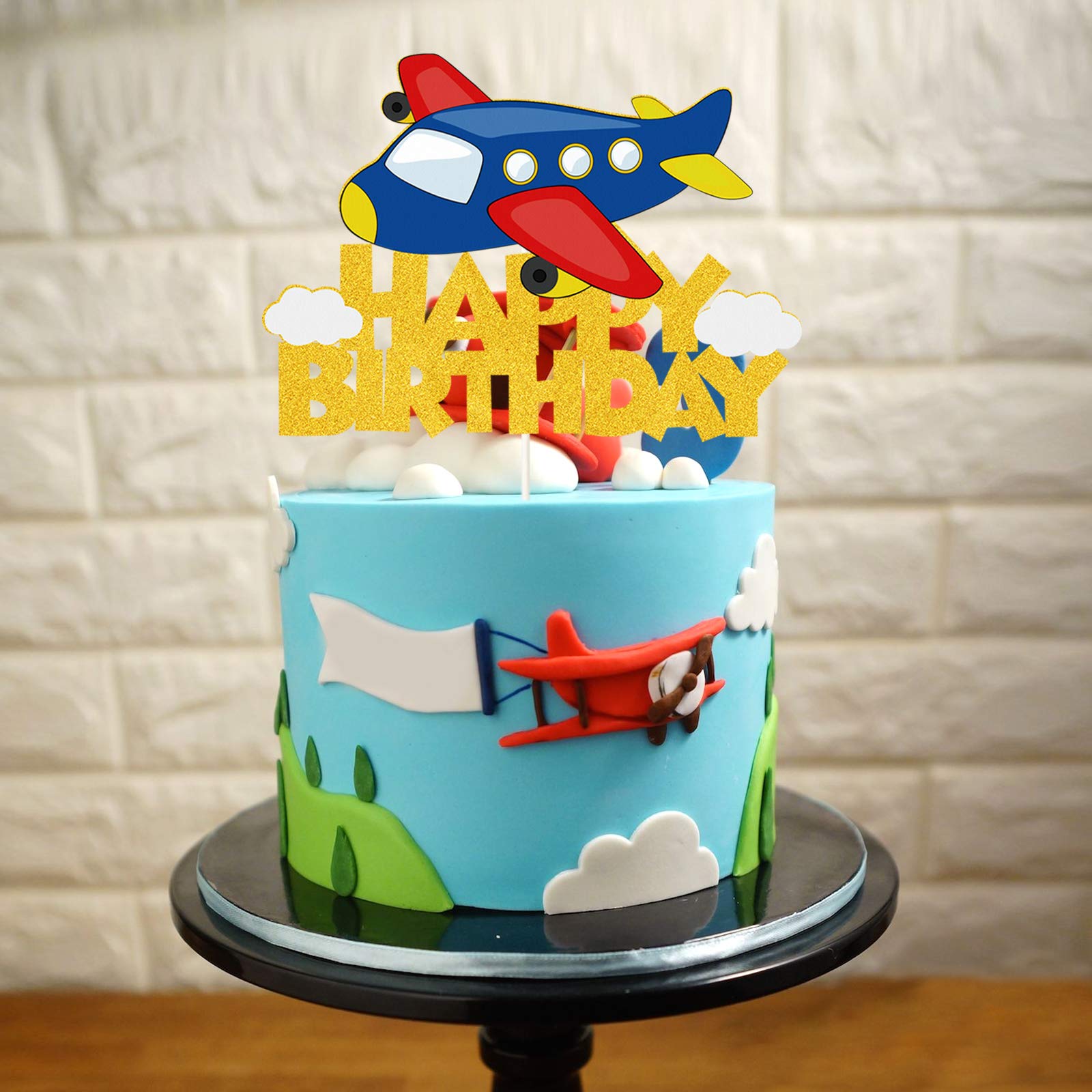 Airplane Decorated Cake