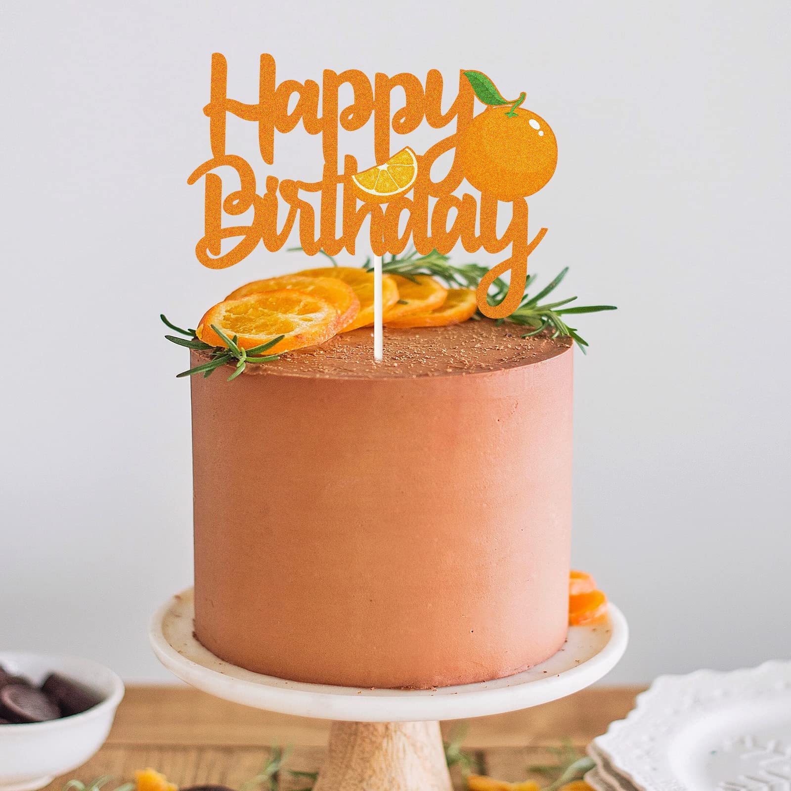 Orange Decorated Cake