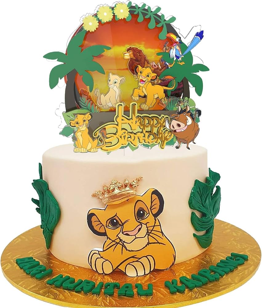 Lion King Decorated Cake