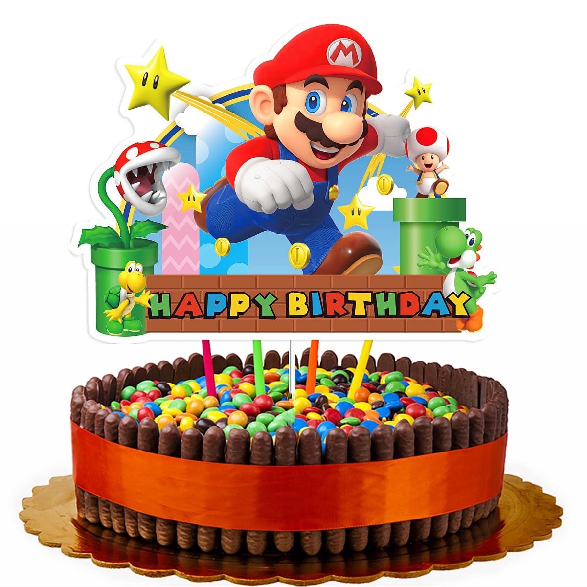 Super Mario Decorated Cake