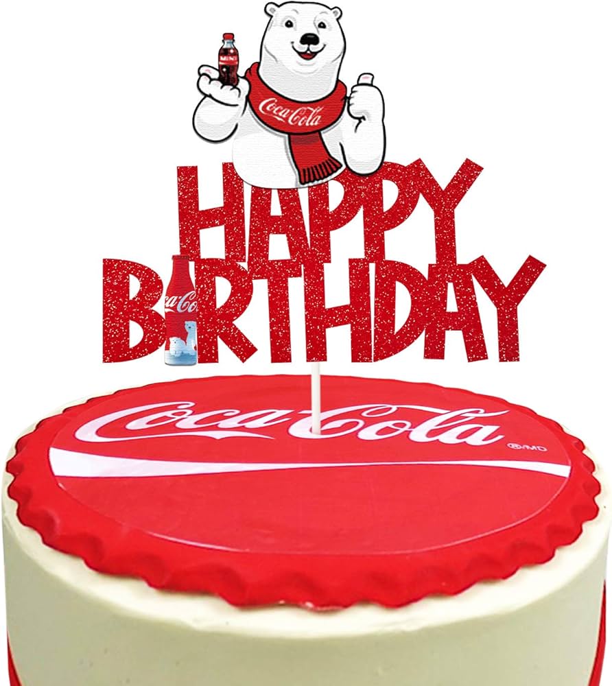 Coca Cola decorated cake