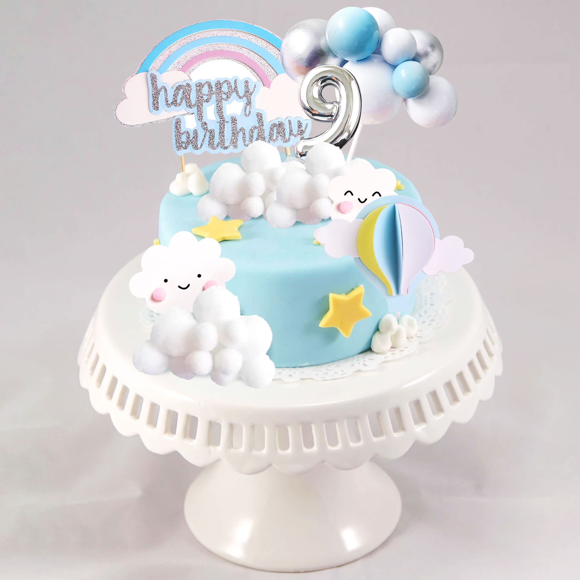 Cloud Decorated Cake