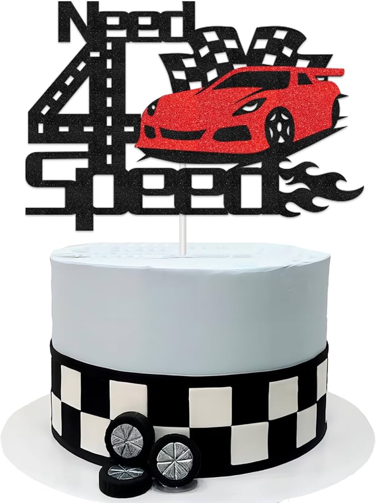 Need For Speed ​​Decorated Cake