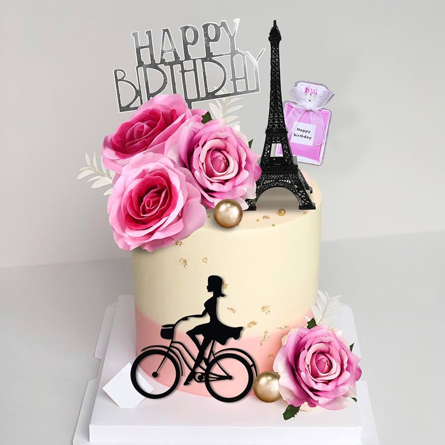 Paris decorated cake