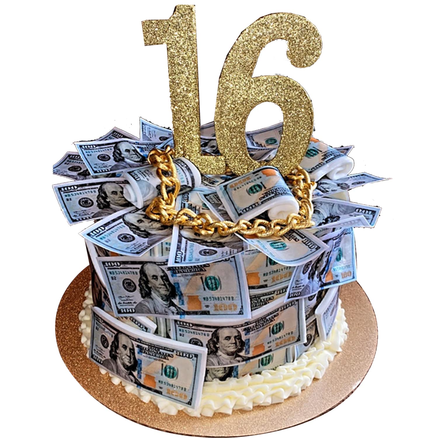 Dollar Decorated Cake