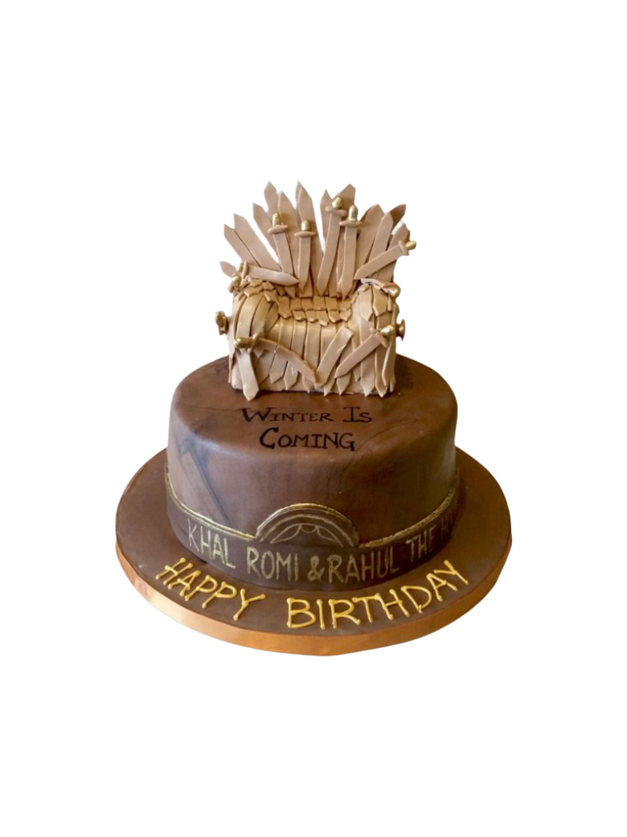 Game Of Thrones Decorated Cake