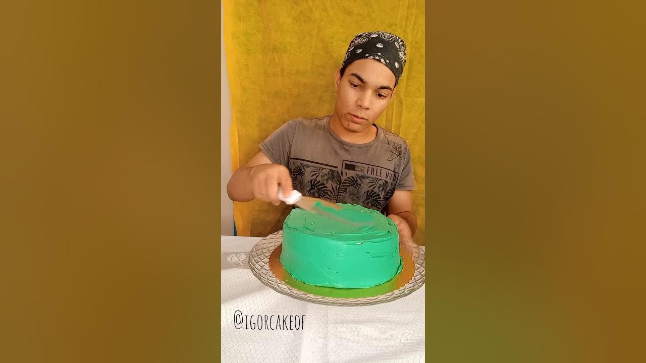 Free Palmeiras Decorated Cake