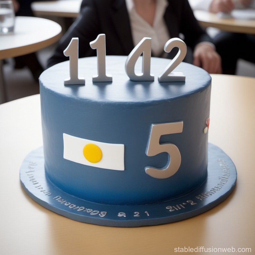 Mathematics Decorated Cake