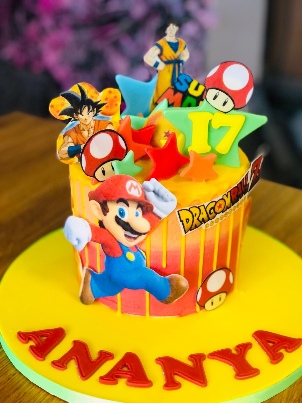 Super Mario Decorated Cake