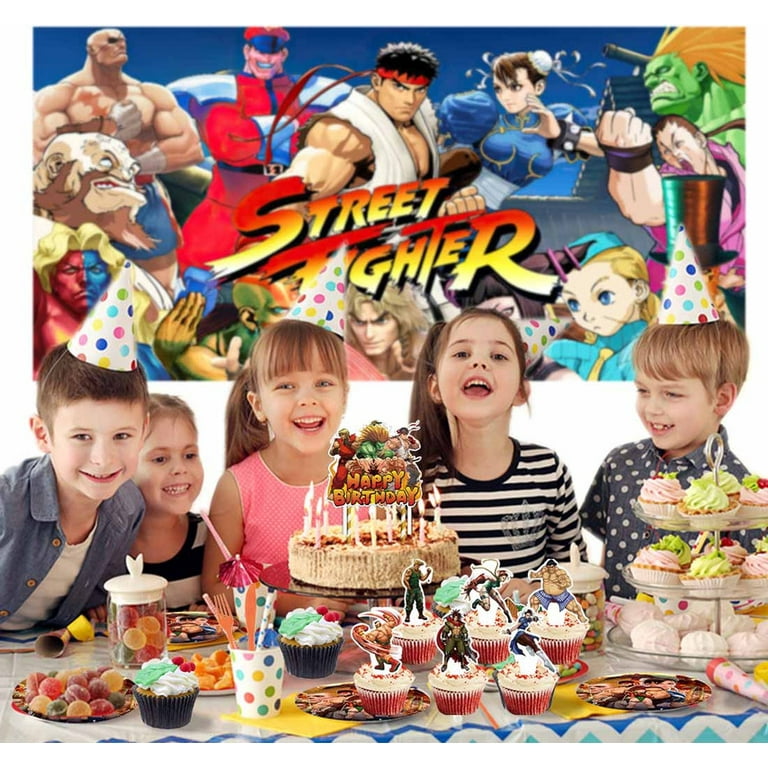 Street Fighter Decorated Cake