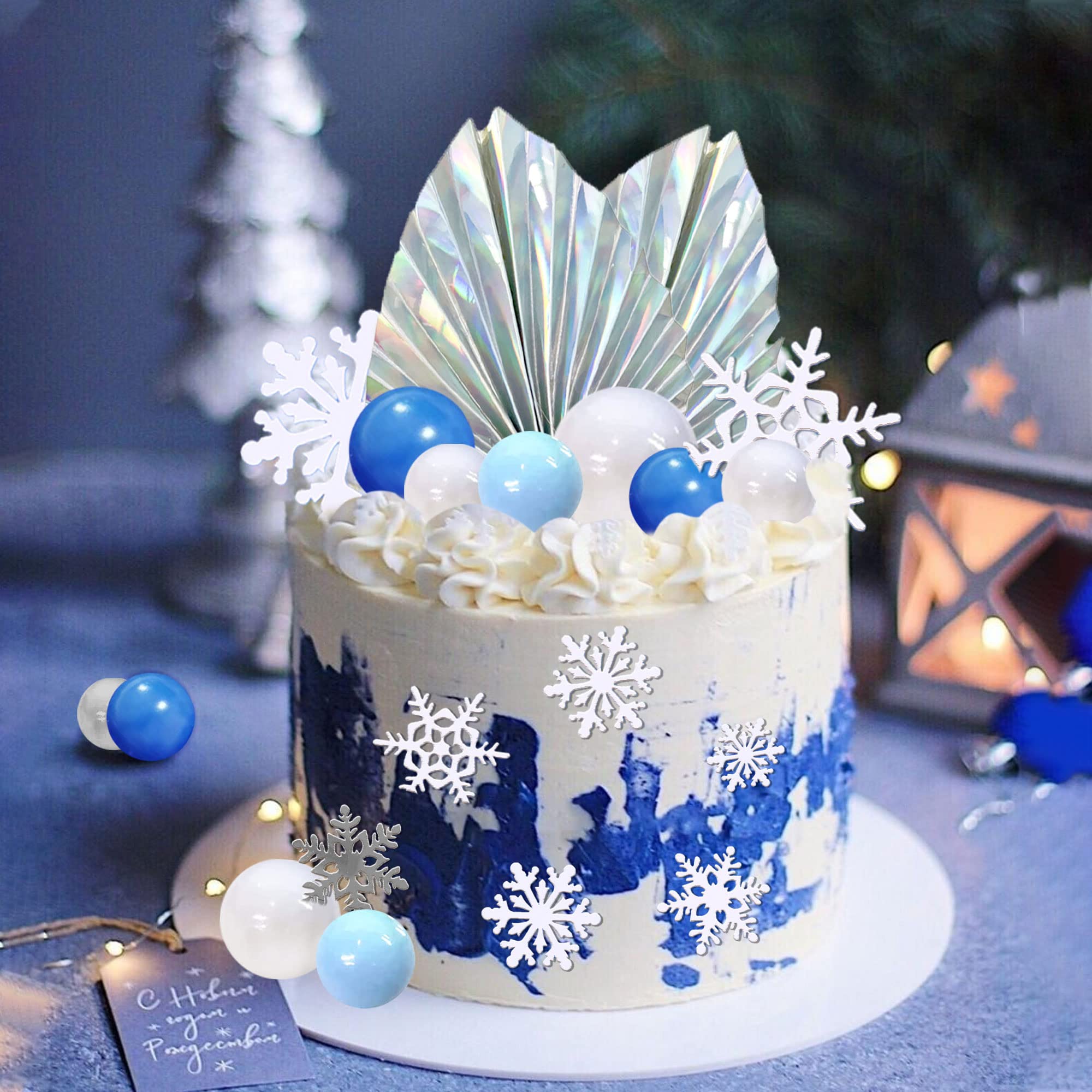 Blue Decorated Cake