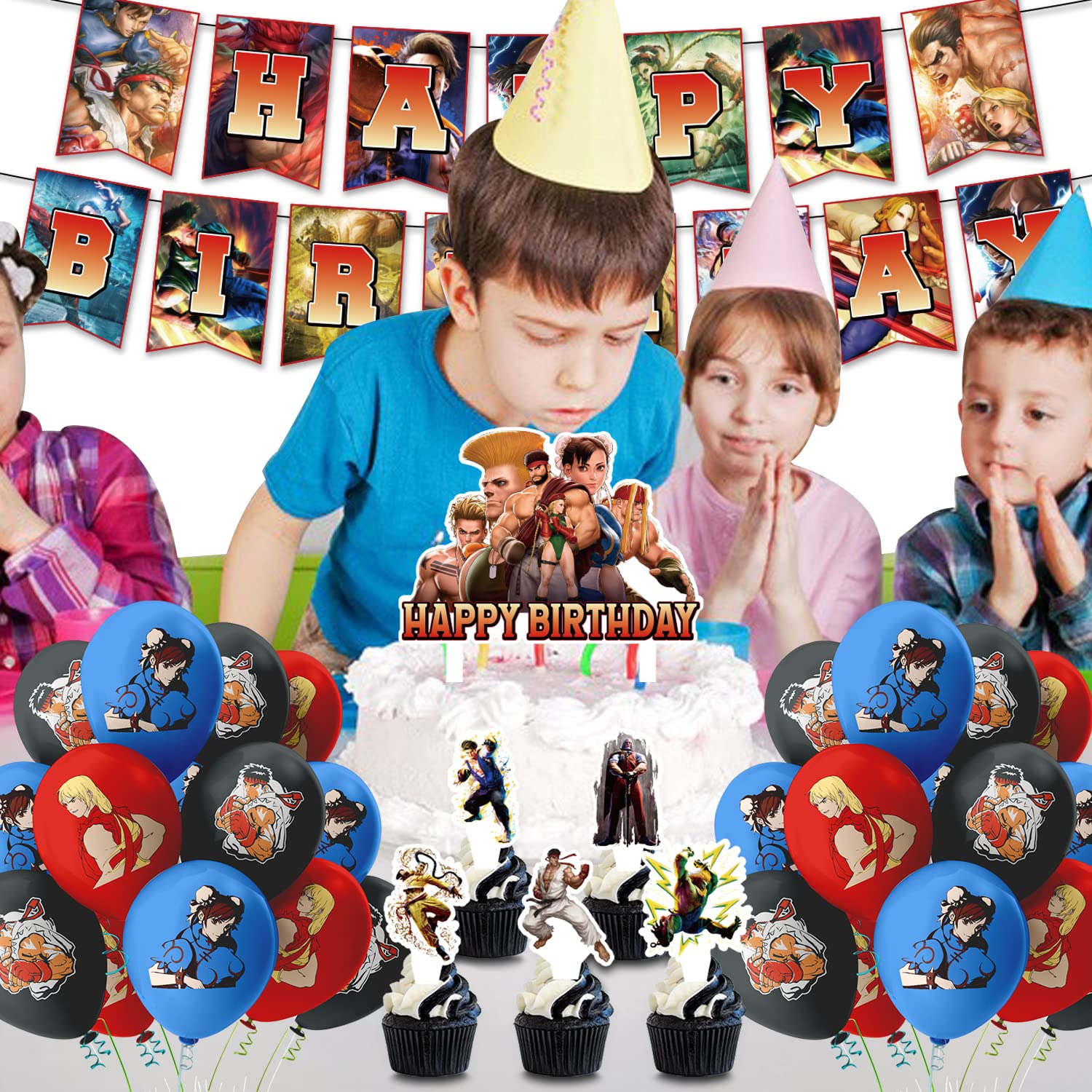 Street Fighter Decorated Cake