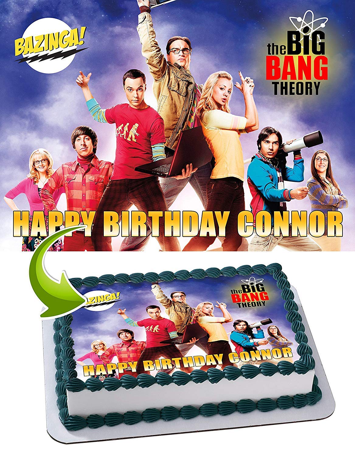 Decorated Cake The Big Bang Theory