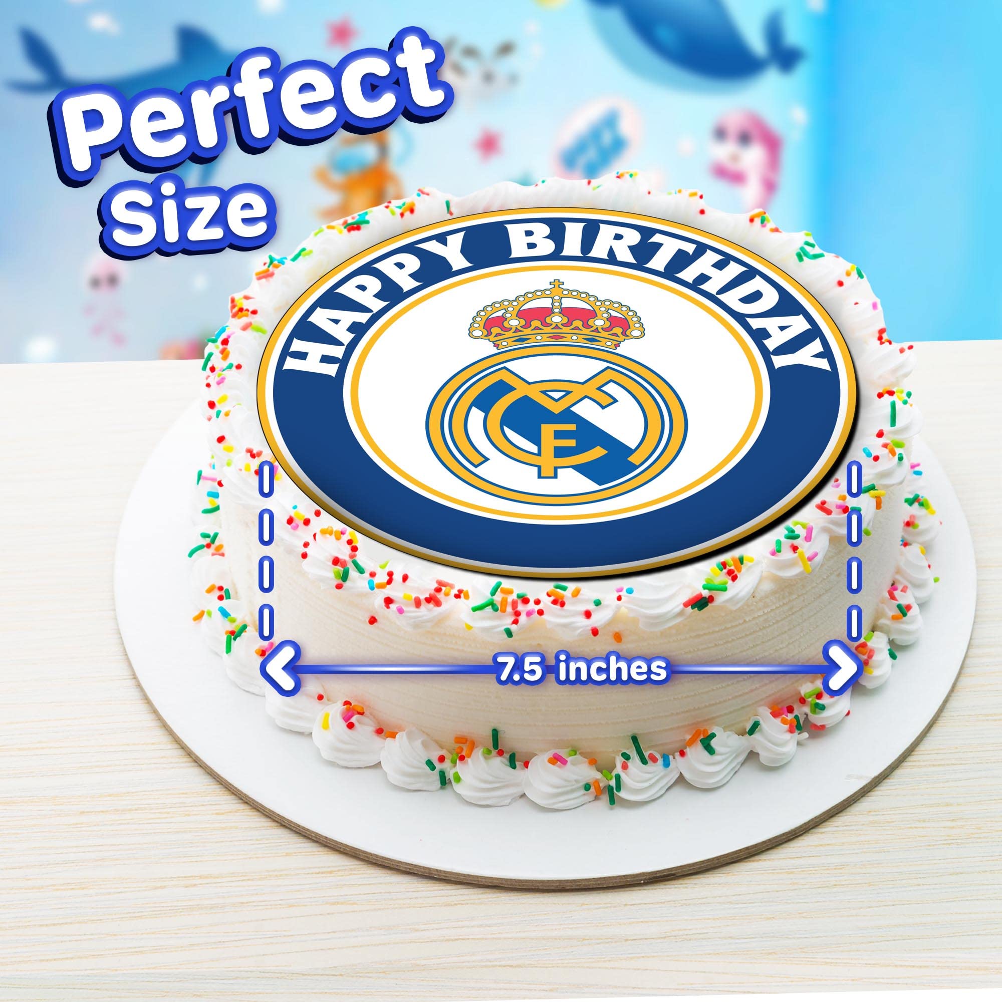 Real Madrid Decorated Cake