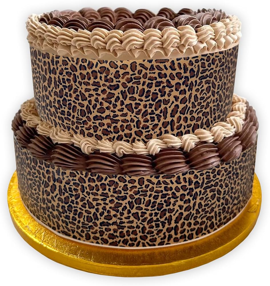 Leopard Decorated Cake