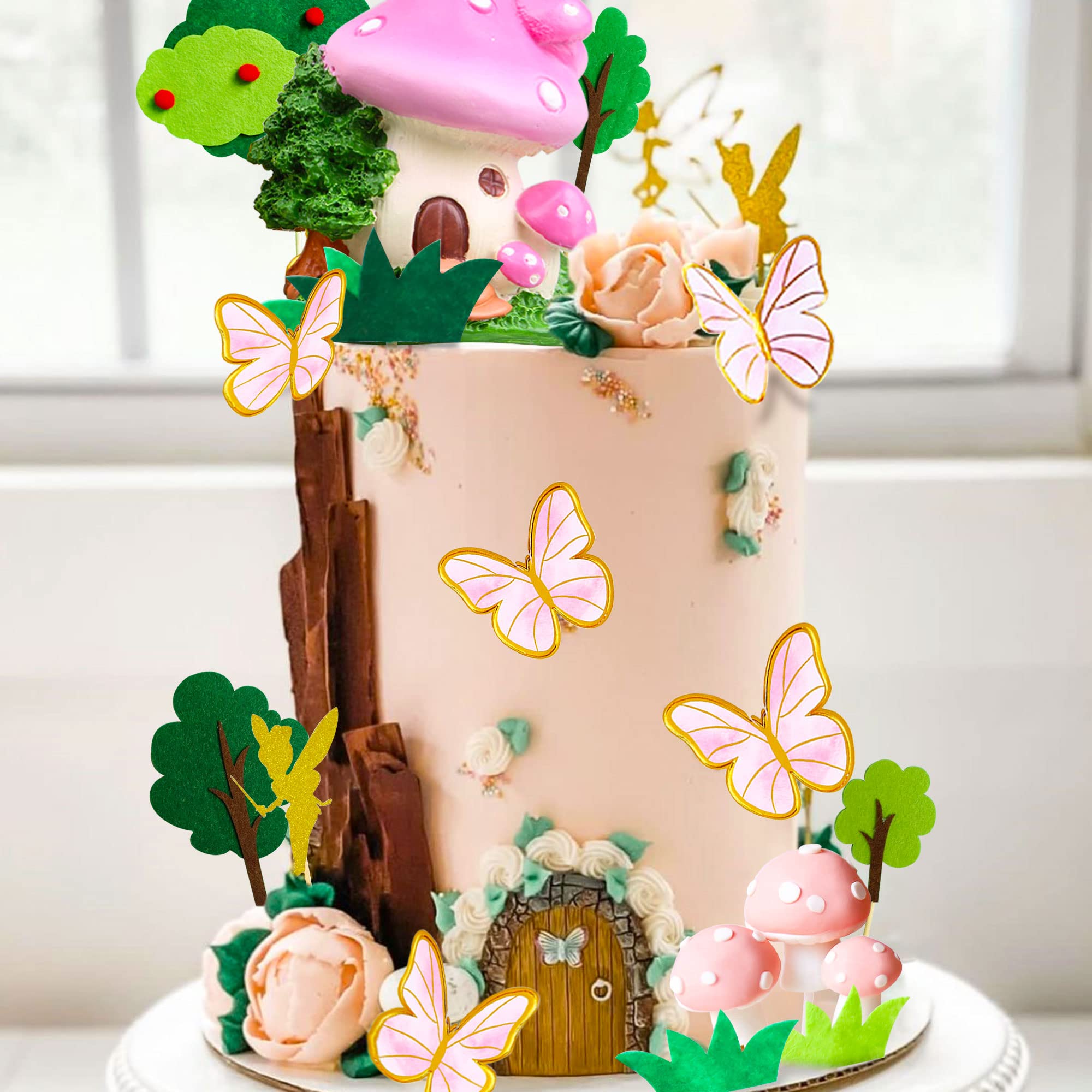 Decorated Garden Cake