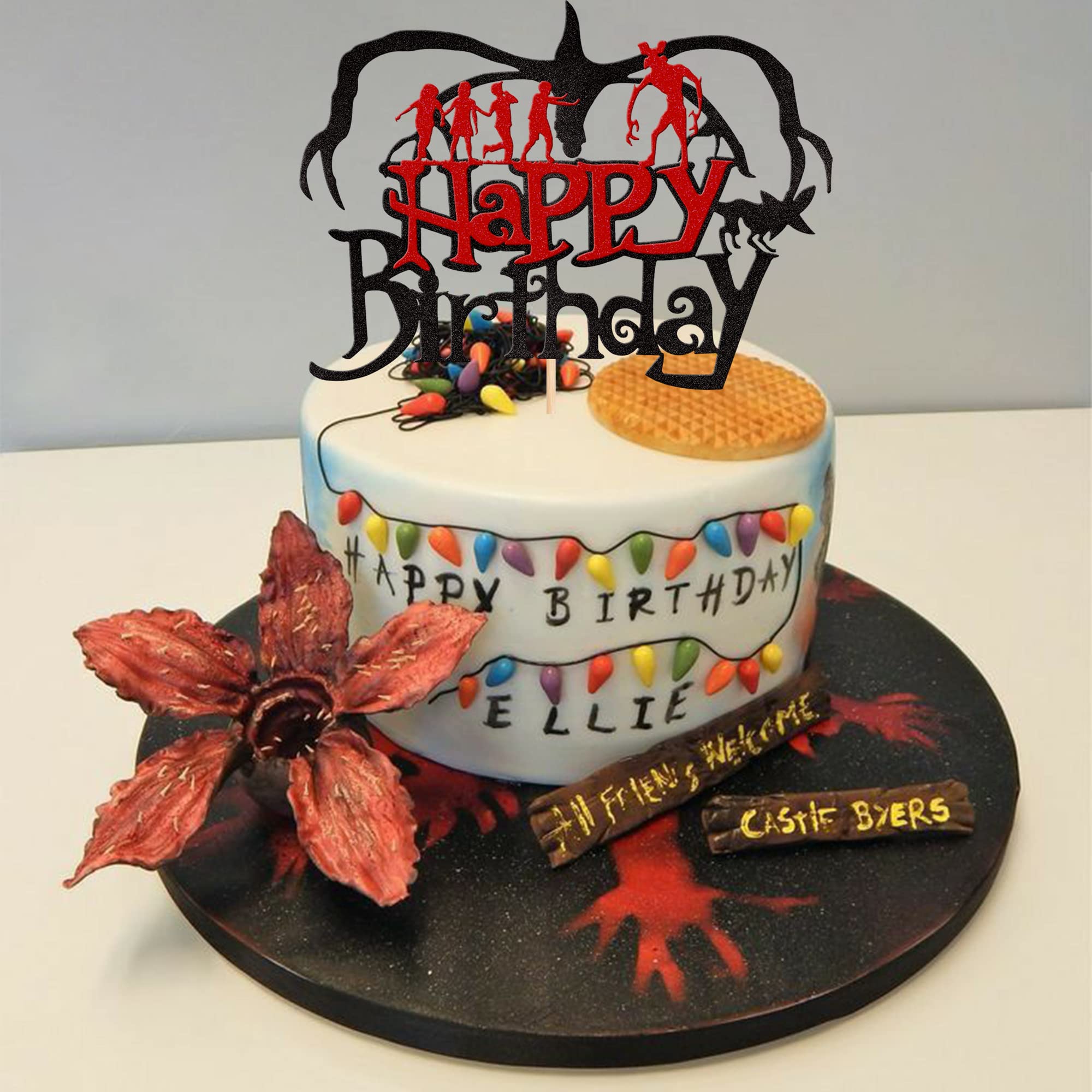 Stranger Things Decorated Cake