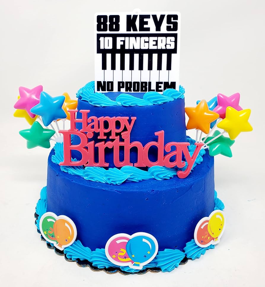 Keys Decorated Cake