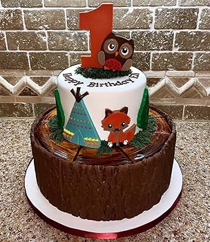 Tree Decorated Cake