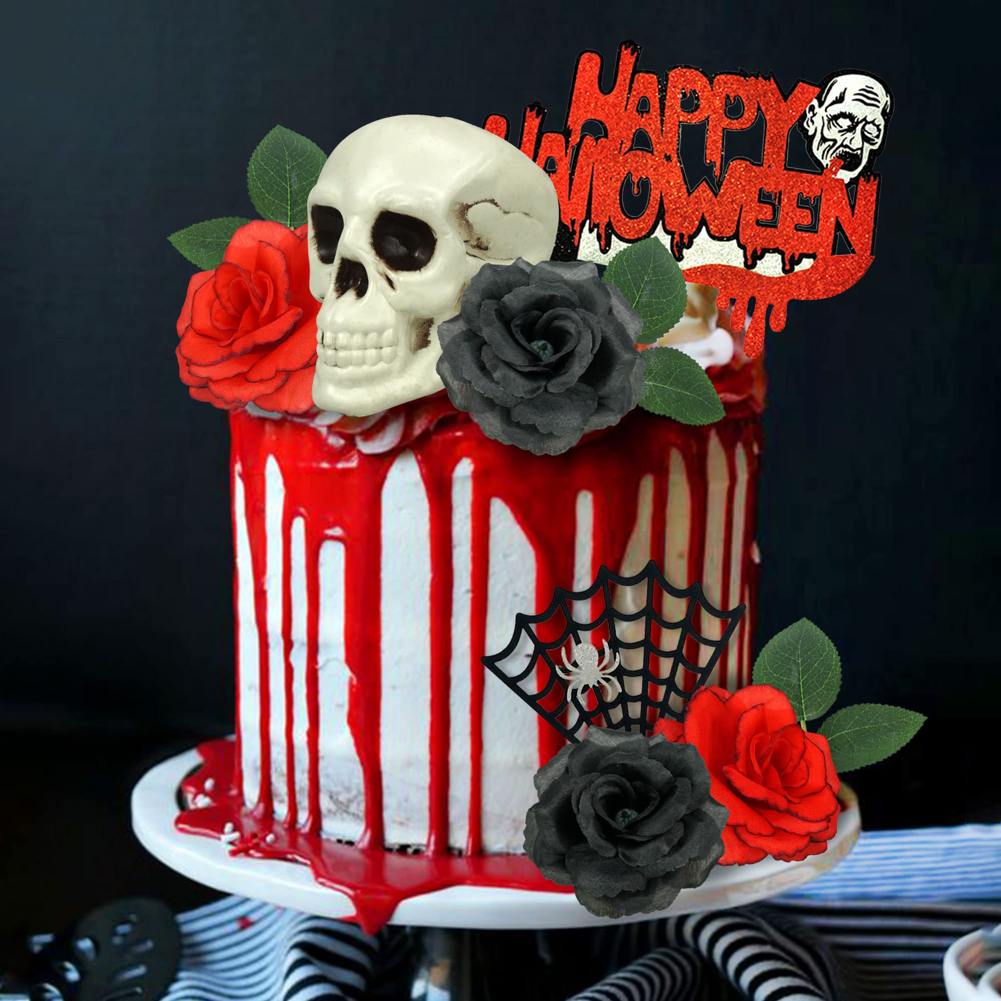 Skull Decorated Cake