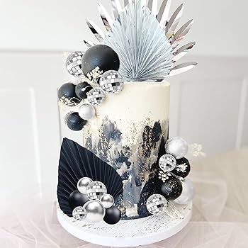 Silver Decorated Cake