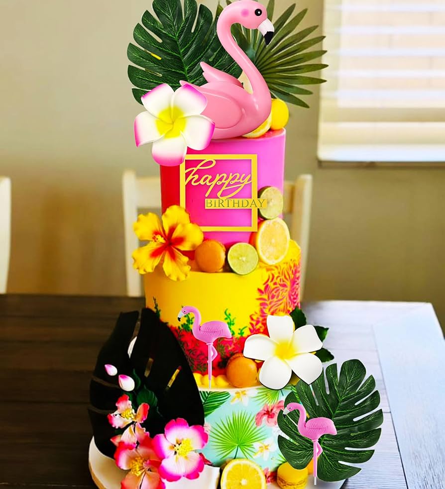 Tropical Decorated Cake