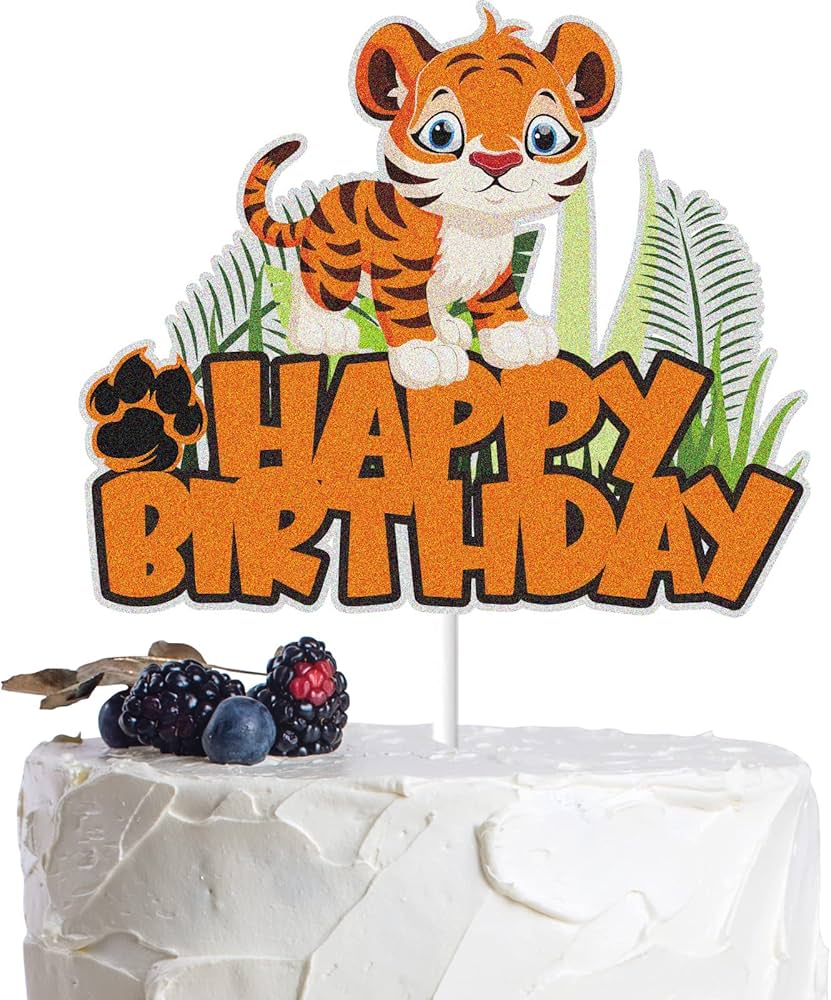 Tiger Decorated Cake