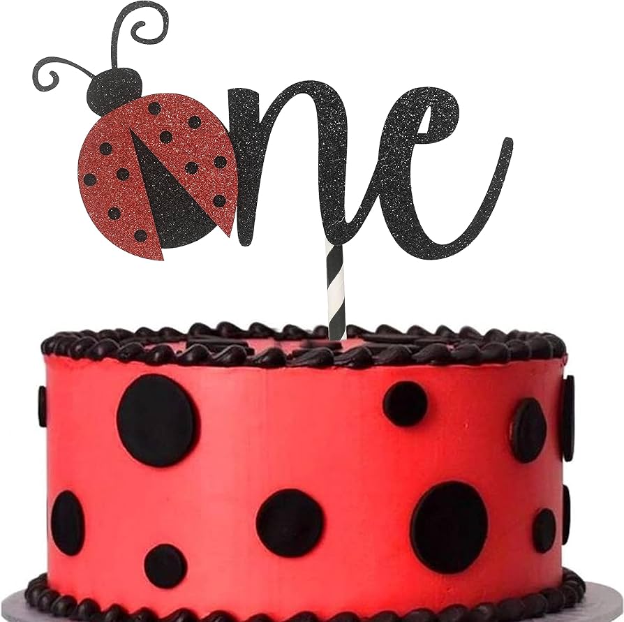 Ladybug Decorated Cake