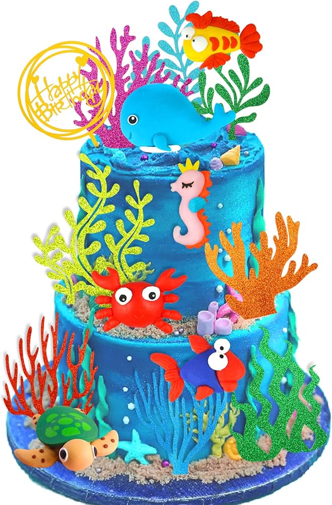 Ocean Decorated Cake