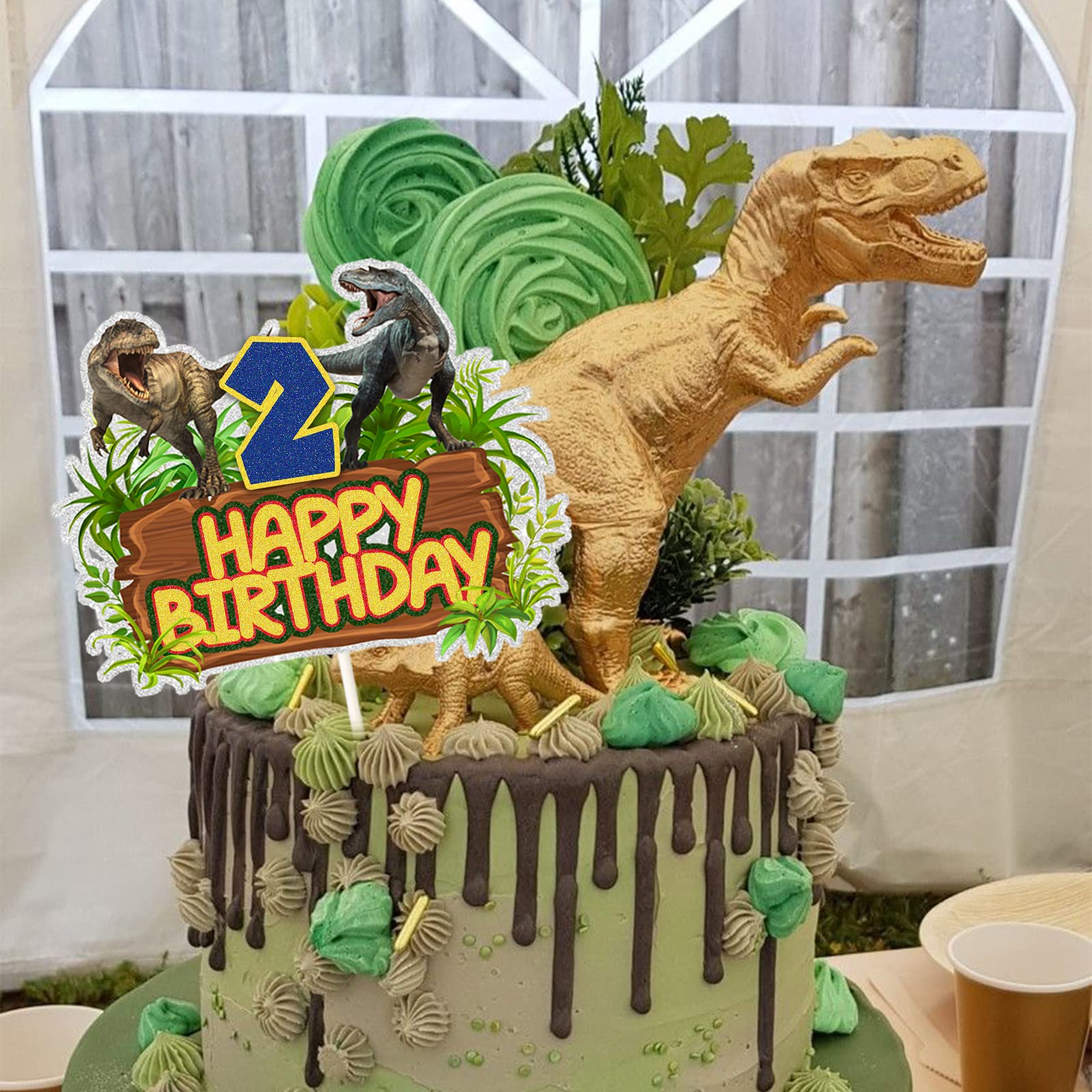 Jurassic Park Decorated Cake