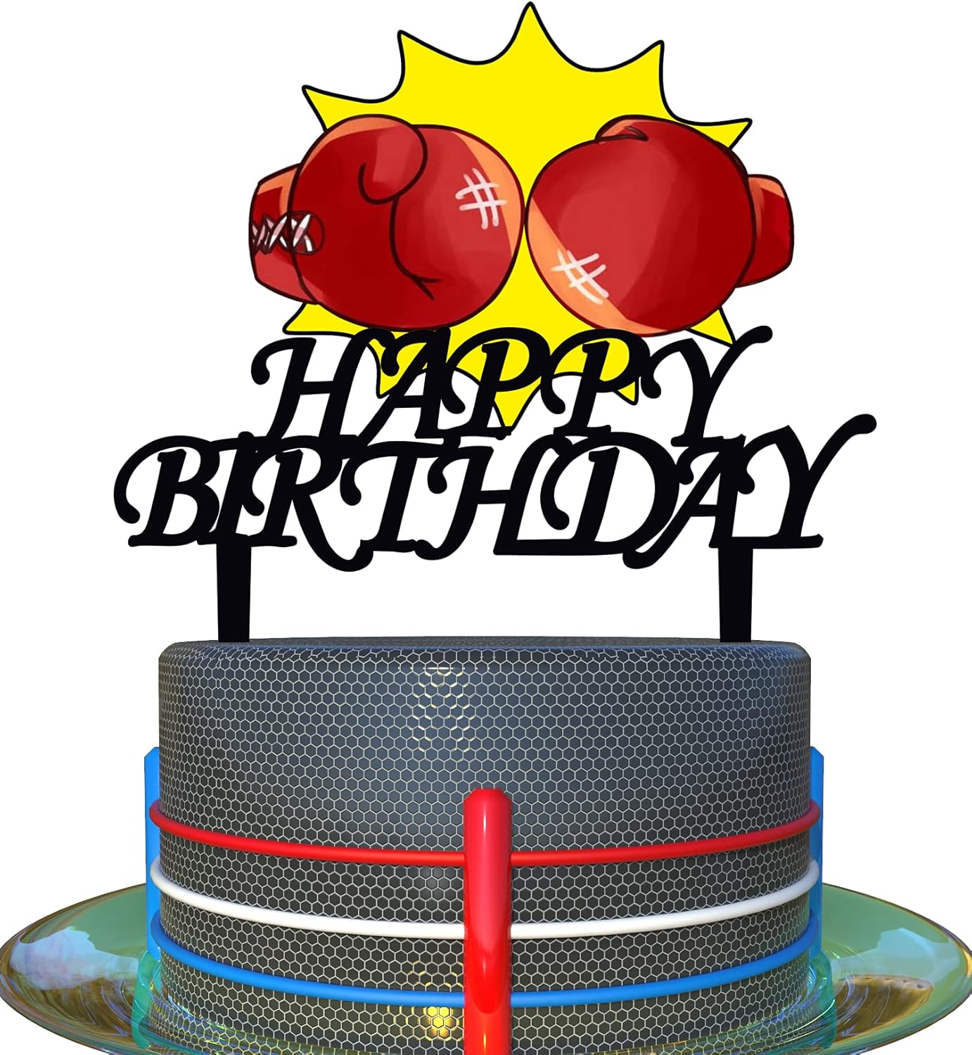 Boxing Decorated Cake