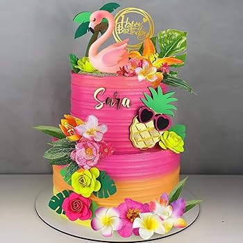 Tropical Decorated Cake