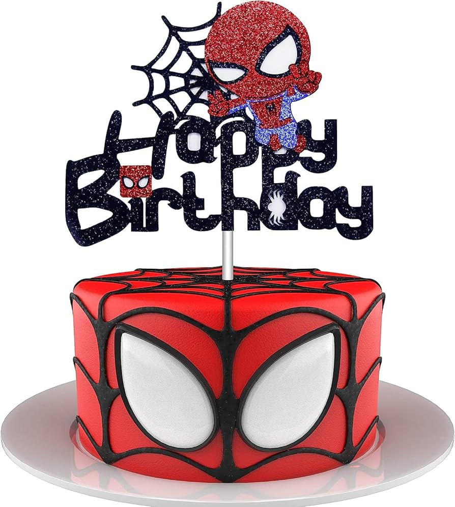 Spider Man Decorated Cake