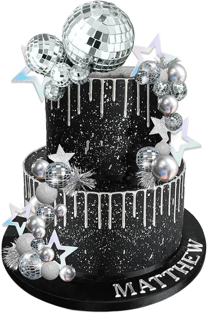 Silver Decorated Cake