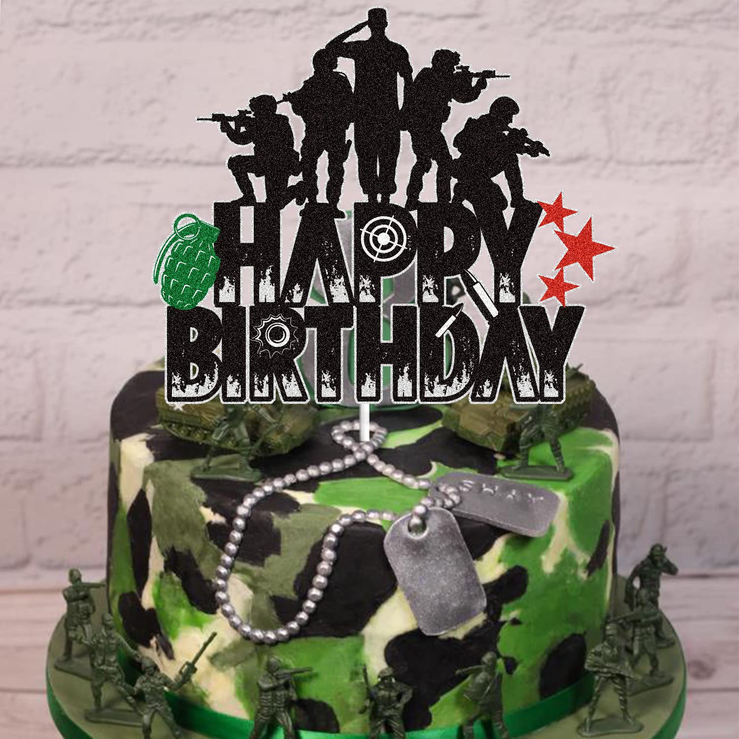 Decorated Army Cake