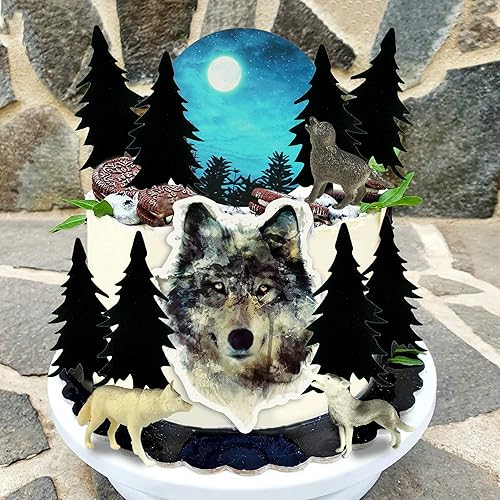 Wolf Decorated Cake