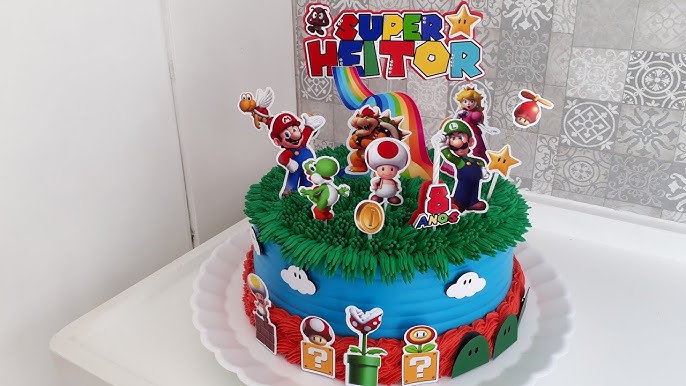 Bolo Decorado Mario Bros