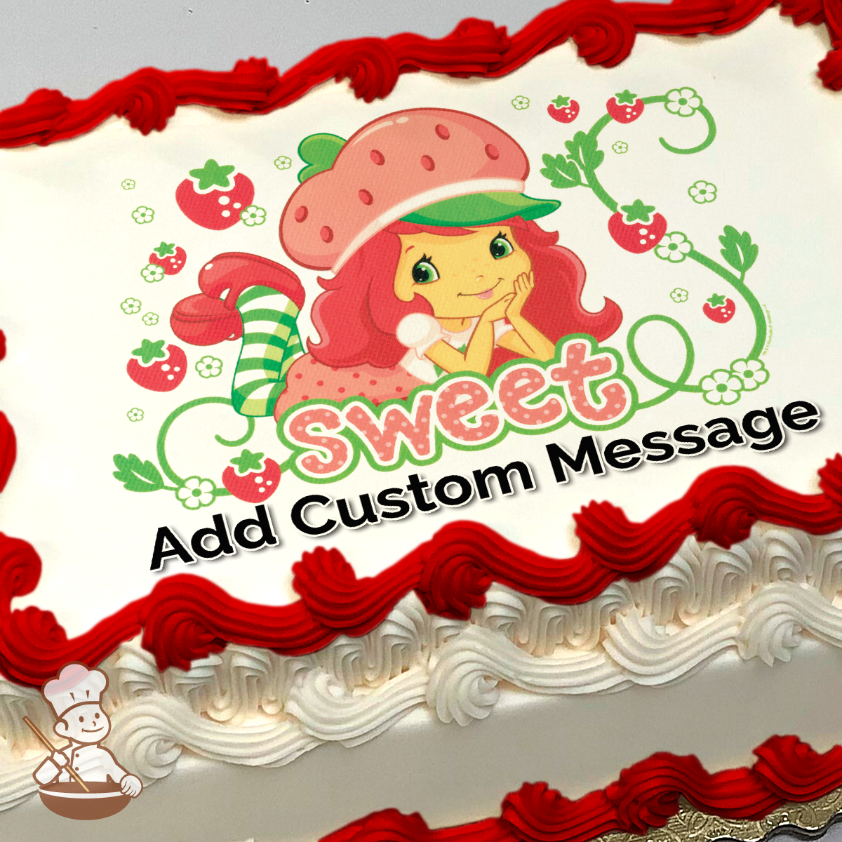 Strawberry Shortcake Decorated Cake