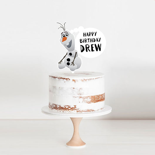 Olaf Decorated Cake